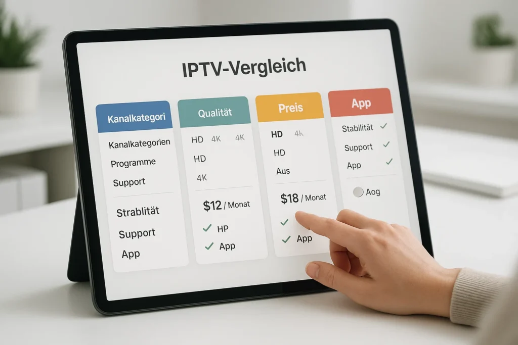 iptv anbieter vergleich