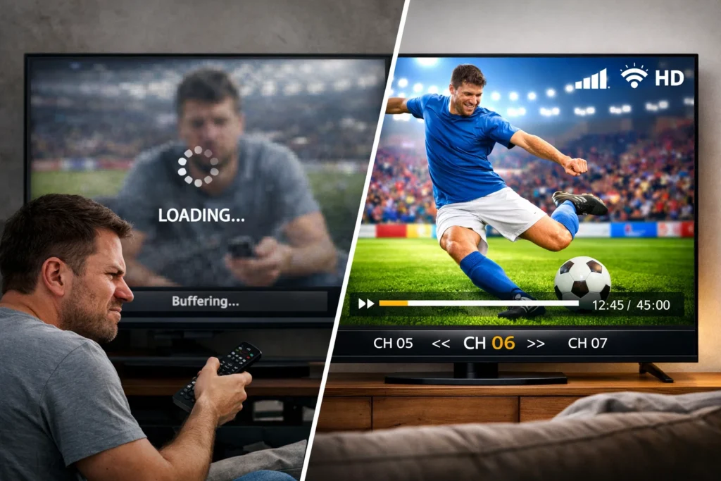 iptv hängt immer wieder