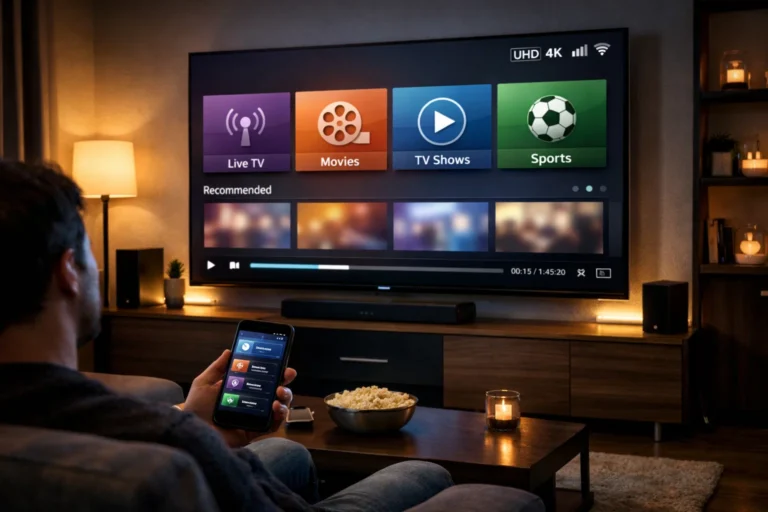 Premium 4K IPTV für Sport Filme Serien und Live TV