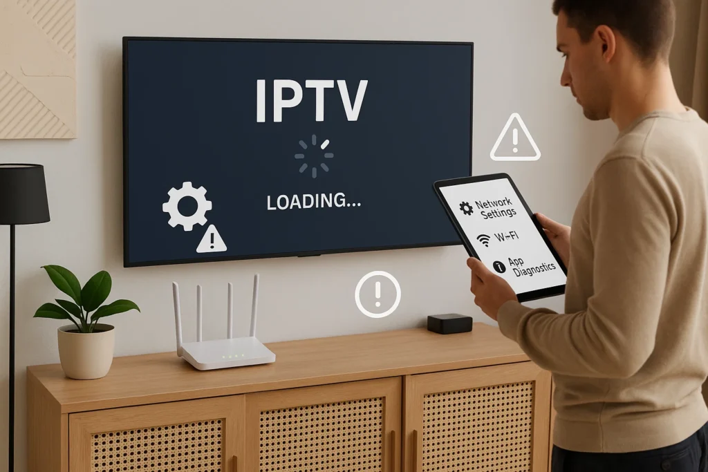 Smart IPTV hängt